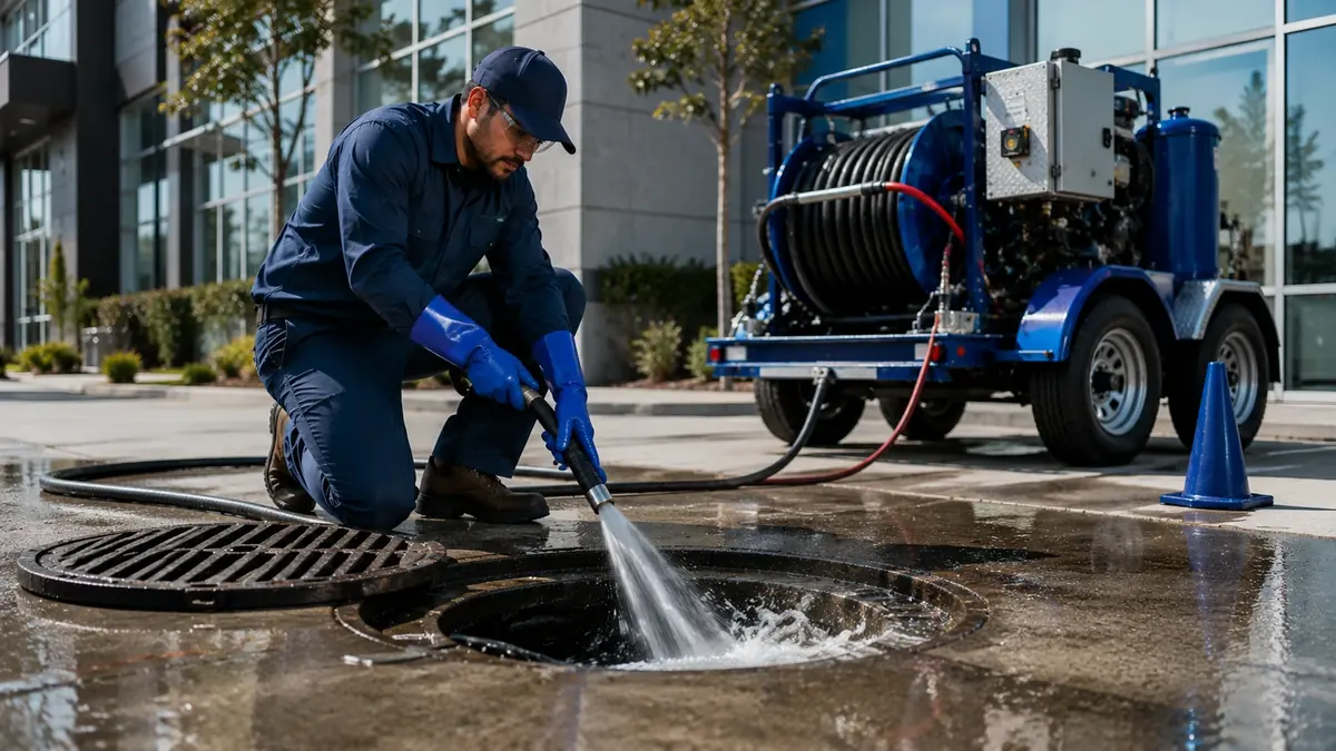 Commercial Hydro Jet Drain Cleaning in West Hollywood