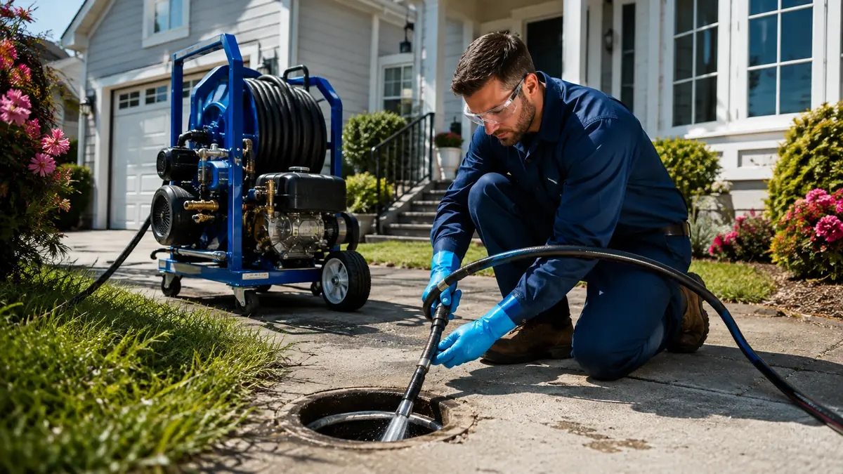 Residential Hydro Jet Drain Cleaning in West Hollywood